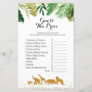 Search for safari games baby shower invitations Watercolor