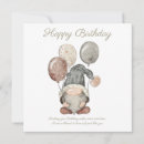 Search for gnome birthday cards Watercolor