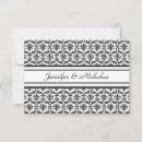 Search for white damask save invitations Pattern