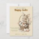 Search for happy easter 4x5 invitations Bunny
