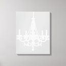 Search for chandelier canvas prints White