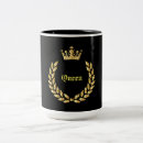 Search for crown gold mugs Queen
