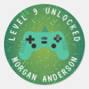 Search for level up stickers Green