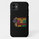 Search for black history iphone cases Juneteenth