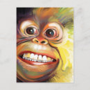 Search for monkey postcards Colourful