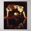 Search for caravaggio posters Narcissus