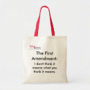 Search for bill printed bags Freedom of speech