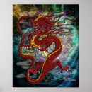 Search for chinese dragon posters Red