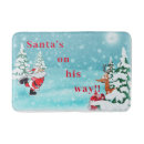 Search for blue christmas bath mats Cute