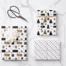 Search for white and gold christmas wrapping paper Cute