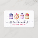 Search for sweets business cards Colorful