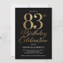 Search for 83rd invitations Glitter