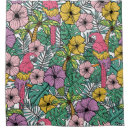 Search for hibiscus flower shower curtains Botanical
