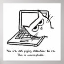 Search for attention posters Cat