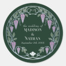 Search for silver monogram wedding stickers Floral