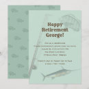 Search for fishing rod invitations Retirement party