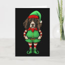 Search for english springer spaniel christmas cards Santa