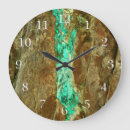 Search for brown and turquoise clocks Stone