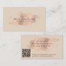 Search for rose gold foil business cards Qr code