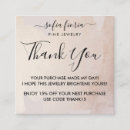 Search for jewellery business cards Handmade