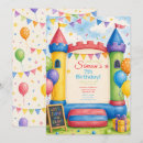 Search for bouncy castle party invitations Children