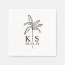 Search for palm tree napkins Bridal shower