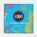 Search for tropical fruit magnets Illustration