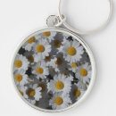 Search for yellow daisy key rings White