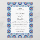 Search for spanish tile invitations Blue