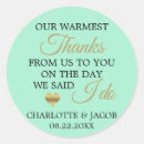 Search for mint thank you stickers Thanks