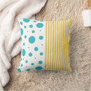 Search for striped cushions Aqua