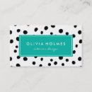 Search for spotted business cards Black