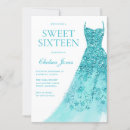 Search for turquoise sweet 16 invitations Party