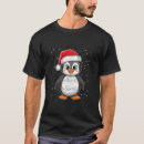 Search for christmas penguin tshirts Santa