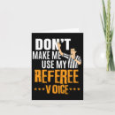 Search for referee cards Coach