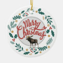 Search for moose christmas tree decorations Rustic