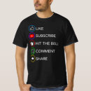 Search for commented tshirts Youtuber