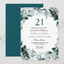 Search for floral 21st birthday invitations Flower