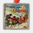 Search for reindeer sleigh christmas tree decorations Santa claus