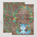 Search for rustic blue invitations Baby