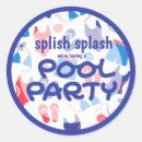 Search for pool party envelope seals Birthday