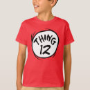 Search for dr seuss birthday tshirts Thing one thing two