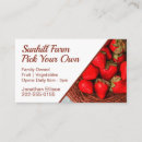 Search for strawberry business cards Pick your own