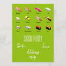 Search for wasabi invitations Japanese