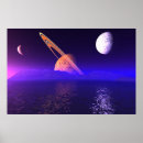 Search for sci fi fantasy landscape posters Moon