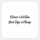 Search for silence stickers Humour