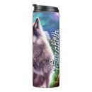 Search for wolves travel mugs animals
