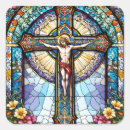 Search for stained glass jesus stickers Religious