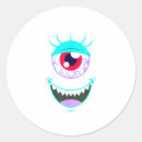 Search for monster eyeball stickers Halloween