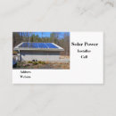 Search for solar panel business business cards Electricity